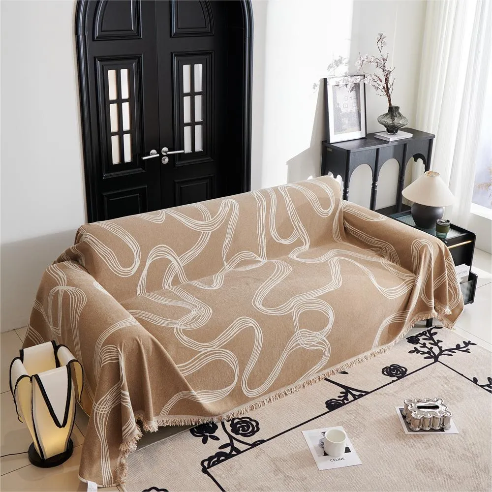 Abstract Ribbon Reversible Sofa/Couch Cover