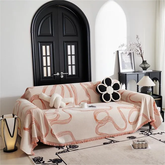 Abstract Ribbon Reversible Sofa/Couch Cover
