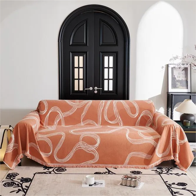Abstract Ribbon Reversible Sofa/Couch Cover