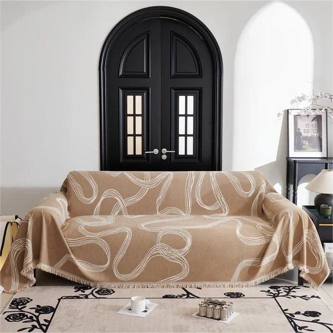 Abstract Ribbon Reversible Sofa/Couch Cover