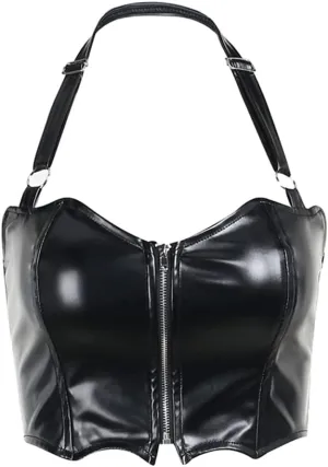 Goth Crop Top for Women or Teens Girls Gothic Trendy Tank Top