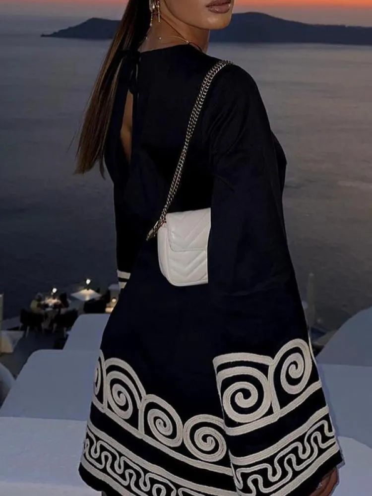 Leah Printed Dress