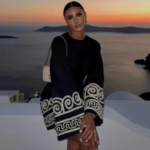 Leah Printed Dress