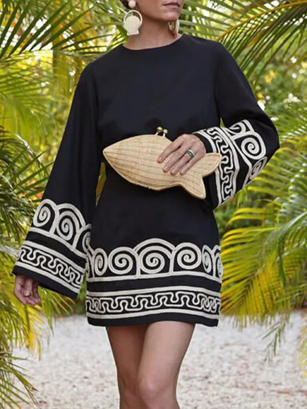 Leah Printed Dress
