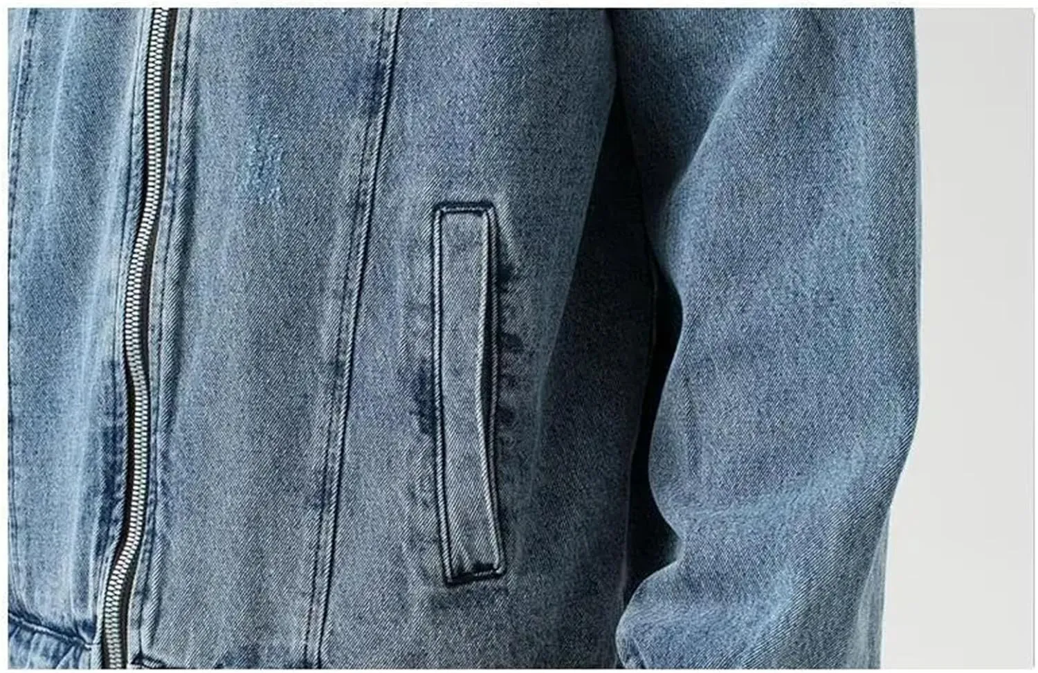 Men's Classic Vintage Jean Jacket Men Classic Casual Denim Coat Slim Fit Stretch Trucker Jackets