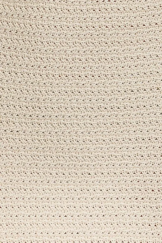 Sassy Crochet Midi Dress