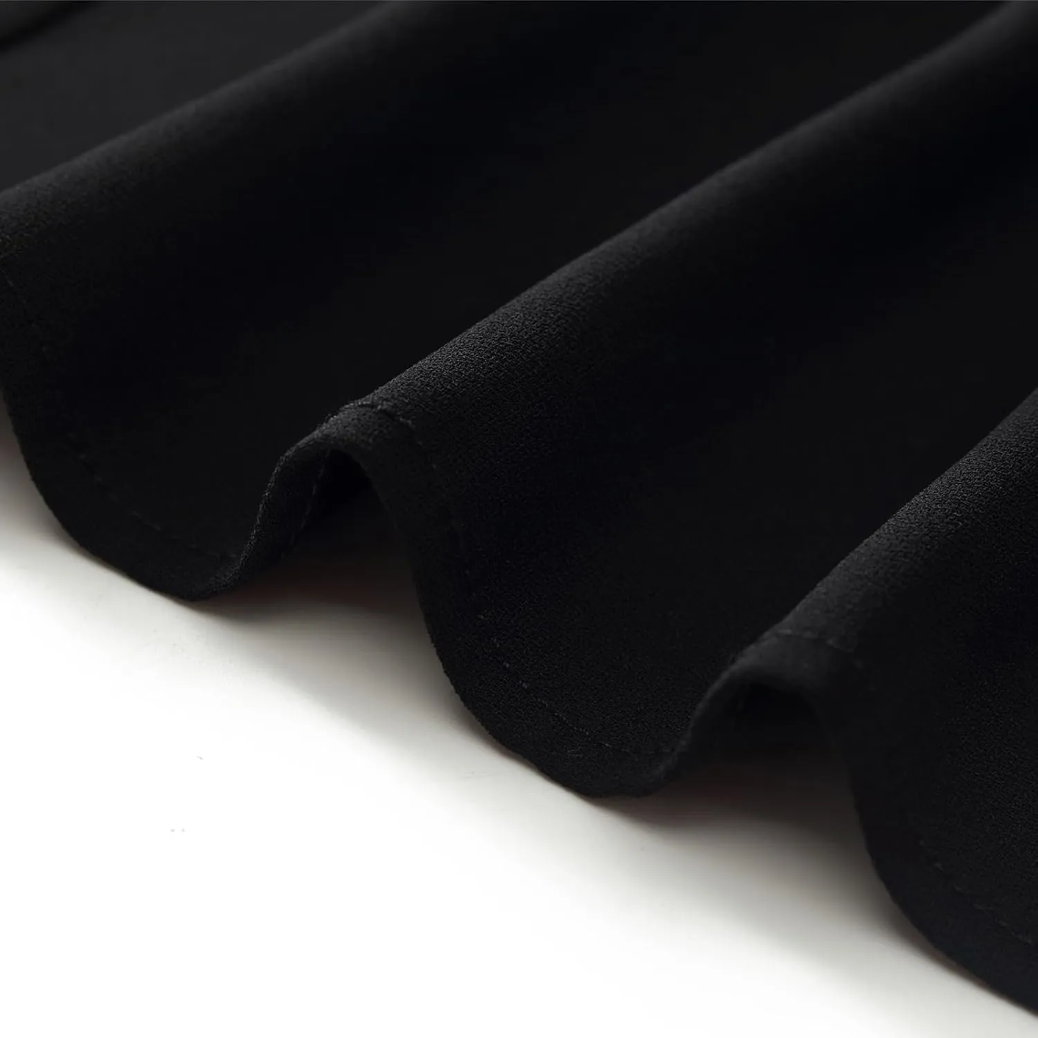 Summer Black Mini Dress for Women Casual V-Neck Short Sleeve Patchwork Pleated A-line Dresses for Wedding Guest Dress