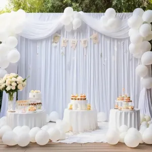 Visa Polyester Event Drapery Panels | Premium Polyester Curtains for Events & Decor | 100% Washable Polyester |